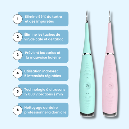 DentaClean® | Détartreur Dentaire à Ultrasons